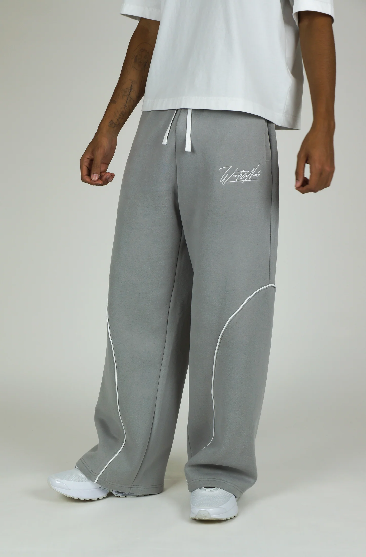 Gray Baggy Sweatpants - Image 2